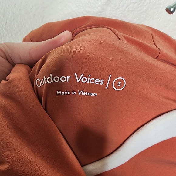 Outdoor Voices Melon Zebra Primofleece Pullover S - Picture 5 of 6